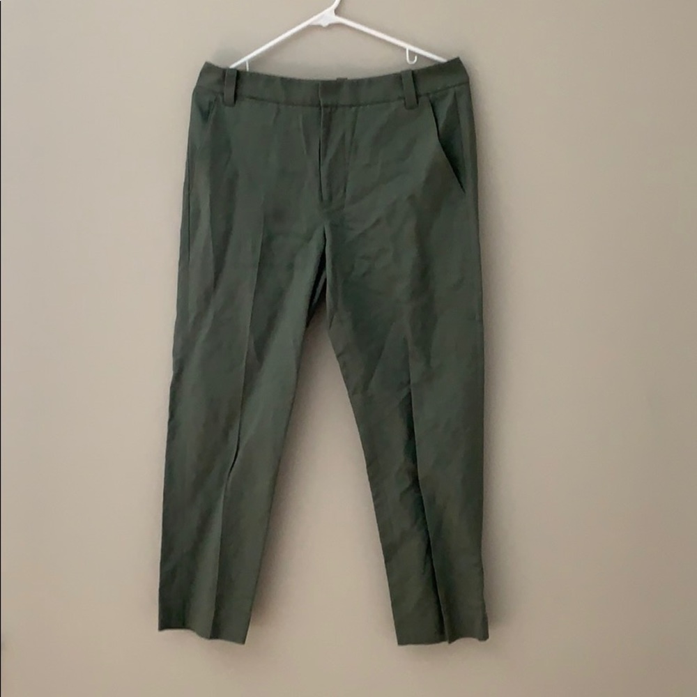Vince olive green pants size 4